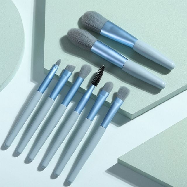 미니 메이크업 브러쉬 세트 휴대용 메이크업 도구