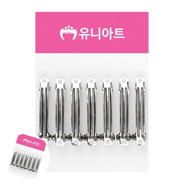 머리핀만들기재료 헤어악세사리재료 자동머리핀 5cm 머리핀 헤어핀 만들기