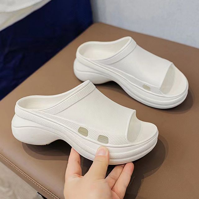 여성용 베이직 슬리퍼 발편한 여행용 휴가 패션 신발