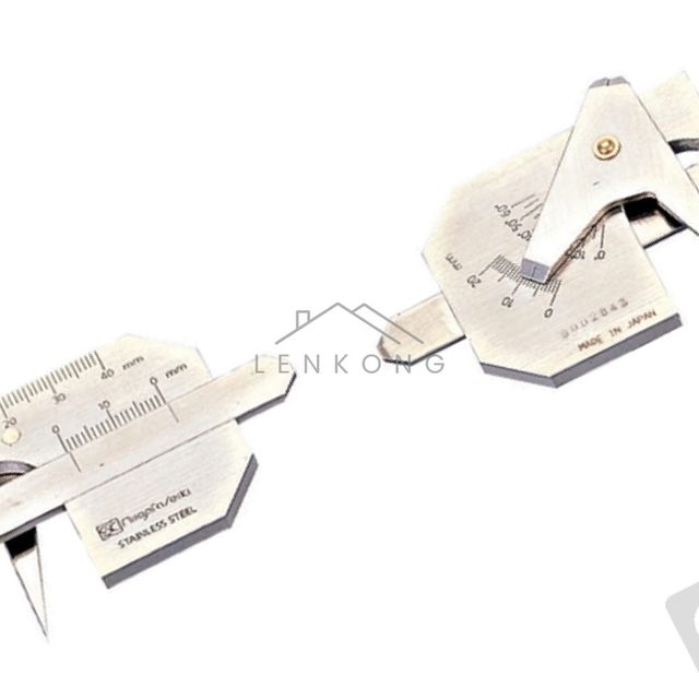 용접자 용접갭자 용접게이지 60 + 0.4mm 0.7도/40mm눈금 1EA