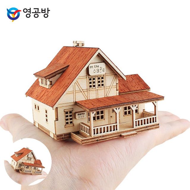 모형조립재료 목재만들기키트 미니 온 더 카페
