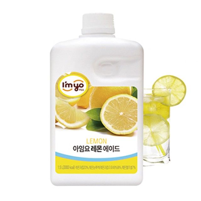 아임요 레몬 에이드 1.5L - 에이드 원액 베이스 소스