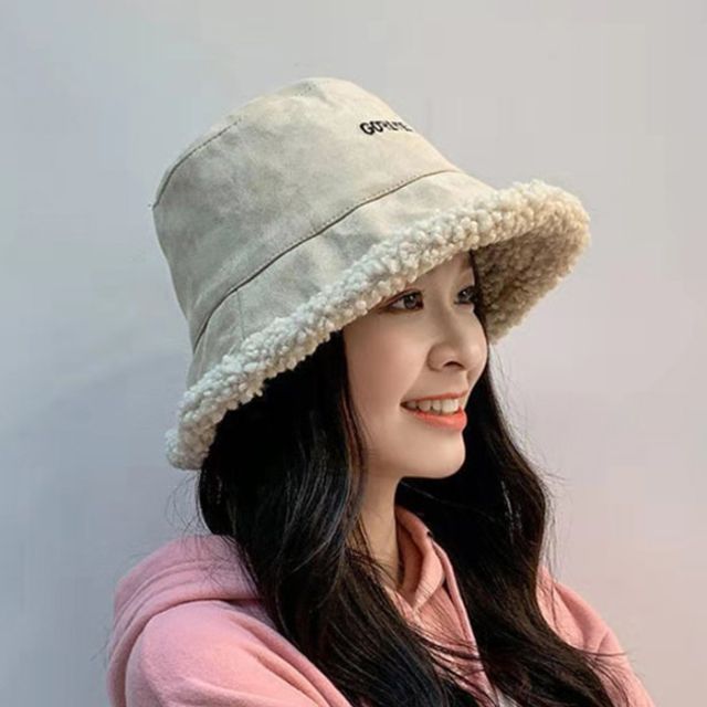 양털 버킷햇 뽀글이 털모자 겨울 방한 모자