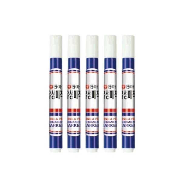 동아 굵은펜 유성매직 파랑 12개 - 박스 표기용 2.0mm