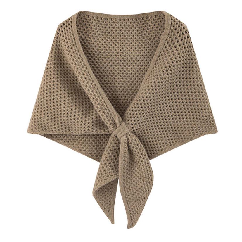 여성 어깨 삼각 숄 겨울 목도리 방한 머플러 - 패션소품