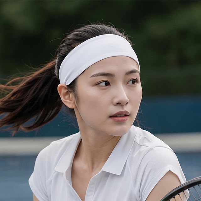 운동 헤어밴드 러닝 헬스 요가 땀밴드 화이트