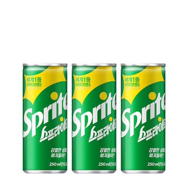 스프라이트 250ml 캔 30개입 대용량 사이다