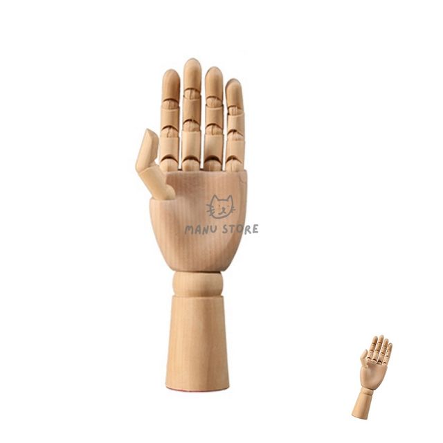 목각인형 구체관절 나무 관절 인형 18cm