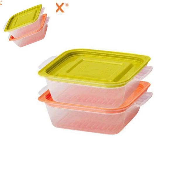 점보 쿡밥 전자 보관용기 700ml 2ea 전자렌지용기 밥전자렌지용기 밥보관용기 전자용기
