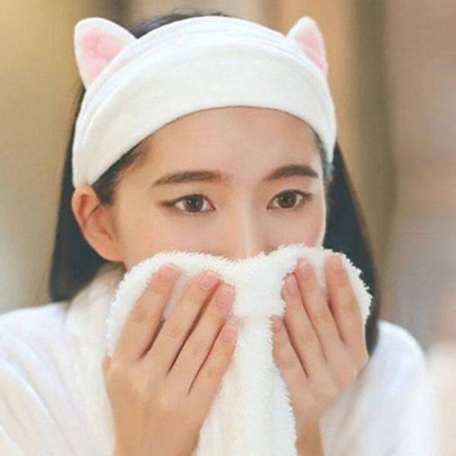 큐트 헤어밴드 귀여운 세안밴드 극세사 세안용품