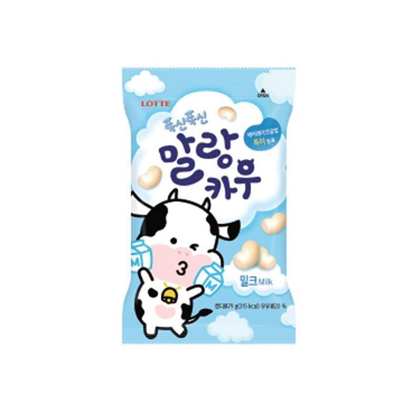 롯데 말랑카우 밀크 158g 사무실 간식 캔디
