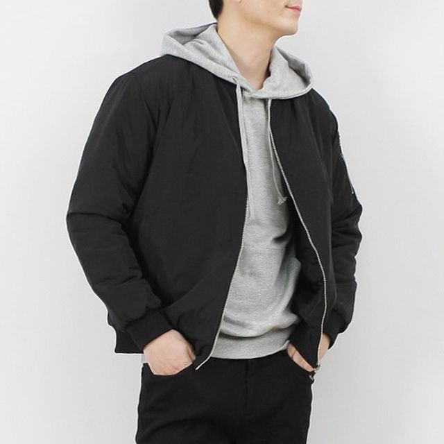 JJM-NS74 패딩기본블루종항공점퍼 2XL - 빅사이즈 겨울 아우터
