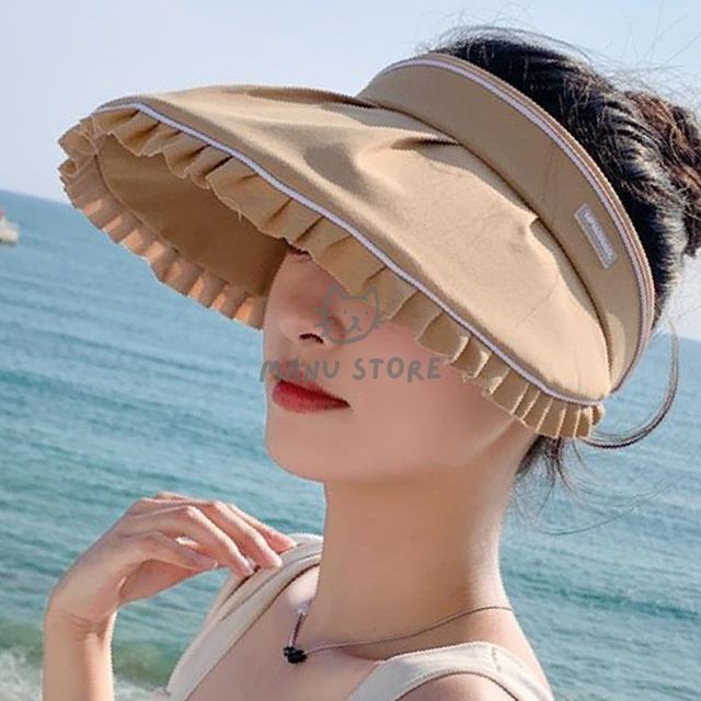 여름썬캡 햇빛가리개모자 썬캡 베이지