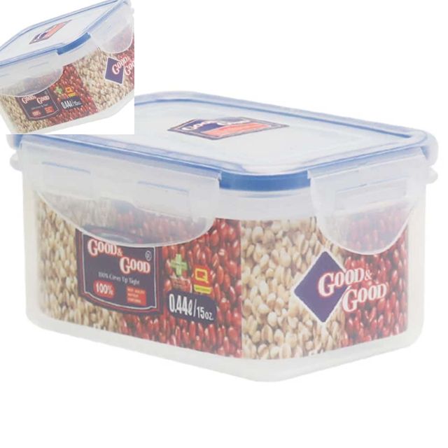 밀폐용기440ml 반찬통 냉장고용기 밀폐반찬용기 냉장고정리용기