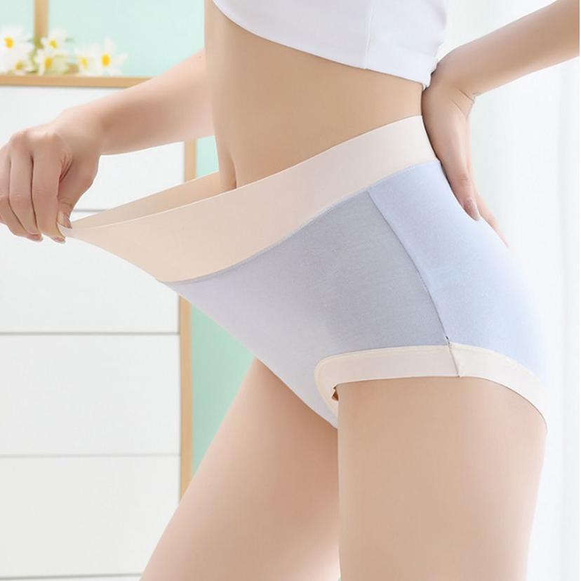 여성 모달 햄라인 심리스 위생 팬티 생리용 속옷