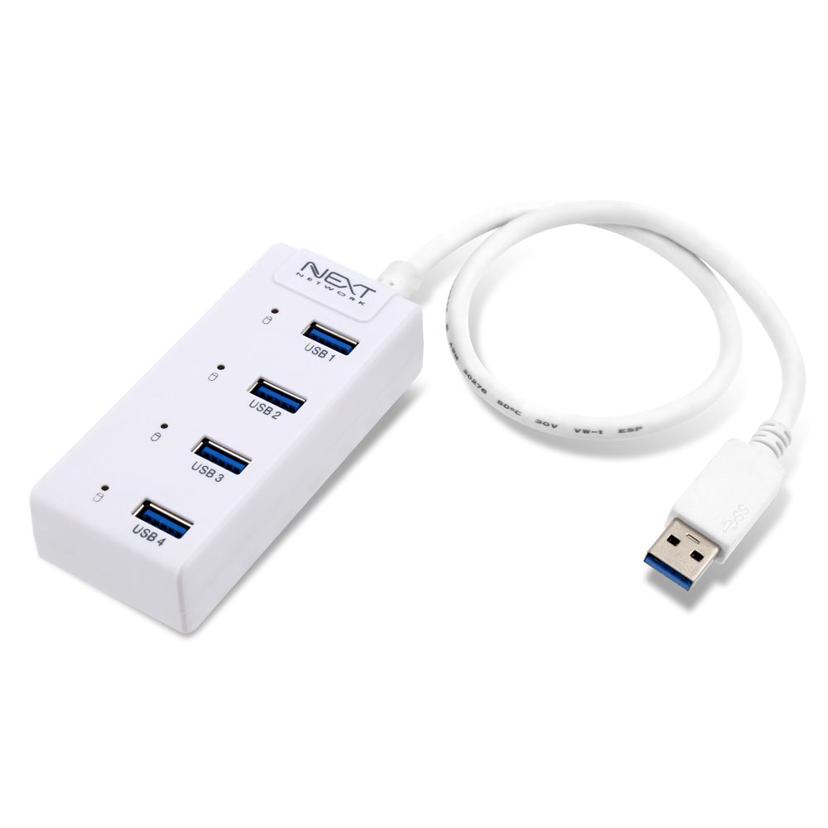 USB 3.0 4포트 무전원 허브 - 노트북 키보드 마우스 연결