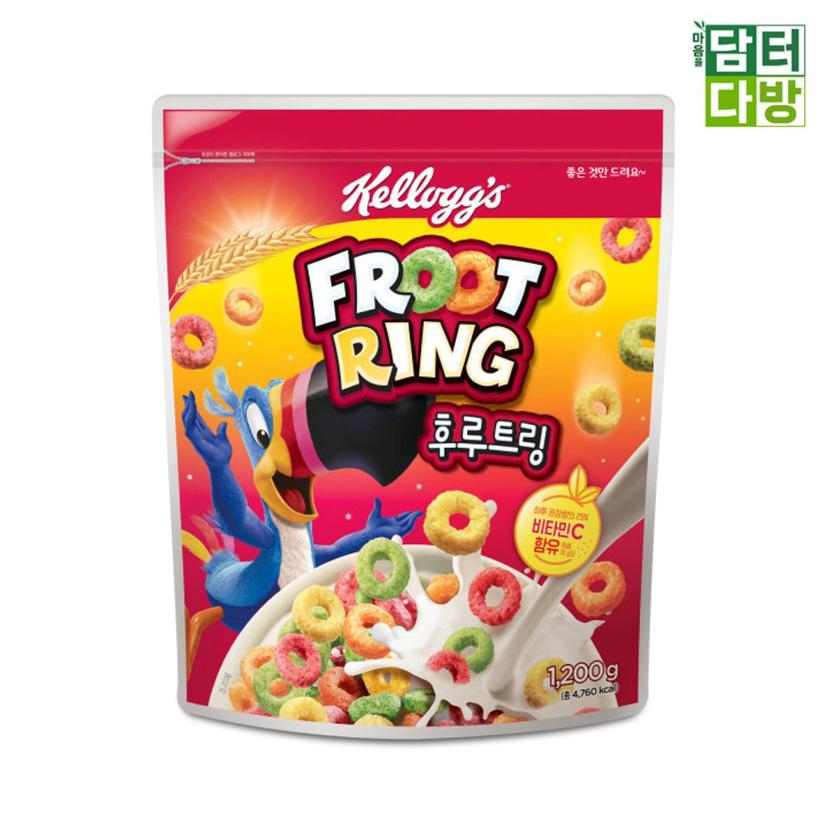 켈로그 후르트링 시리얼 1200g 대용량 영양 간식