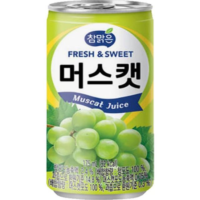 대일 참맑은 머스캣 175ml x 30캔 GWM