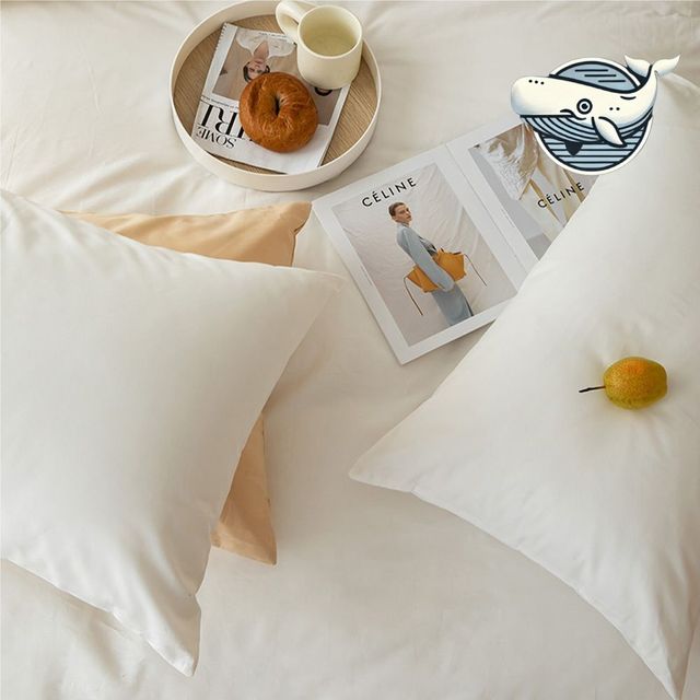 부드러운 호텔식 베개커버 단체용 순면