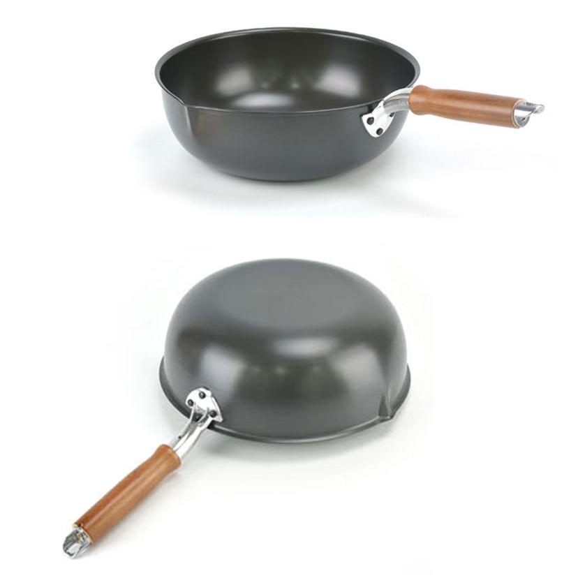 경질 코팅 중국식 웍 궁중팬 튀김팬 32.5cm 9호 주방용품