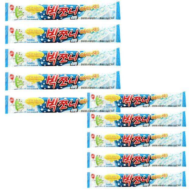빅쪼니소다맛 소다맛츄잉캔디 10개