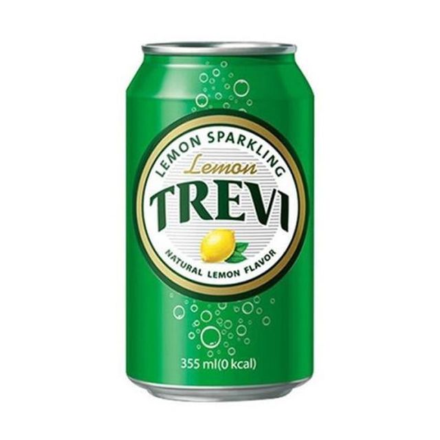 트레비 레몬 355ml (24캔) - 상쾌한 레몬 향 탄산음료, 대용량 팩으로 매일 즐기는 청량감