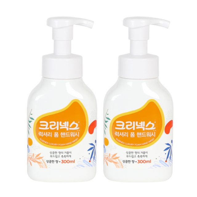 크리넥스 럭셔리 폼 핸드워시 300ml 2개 - 거품 비누