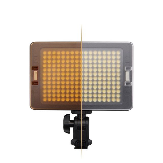 204 LED 비디오 라이트 3200K 5500K 색온도 조절 카메라 조명 ID428