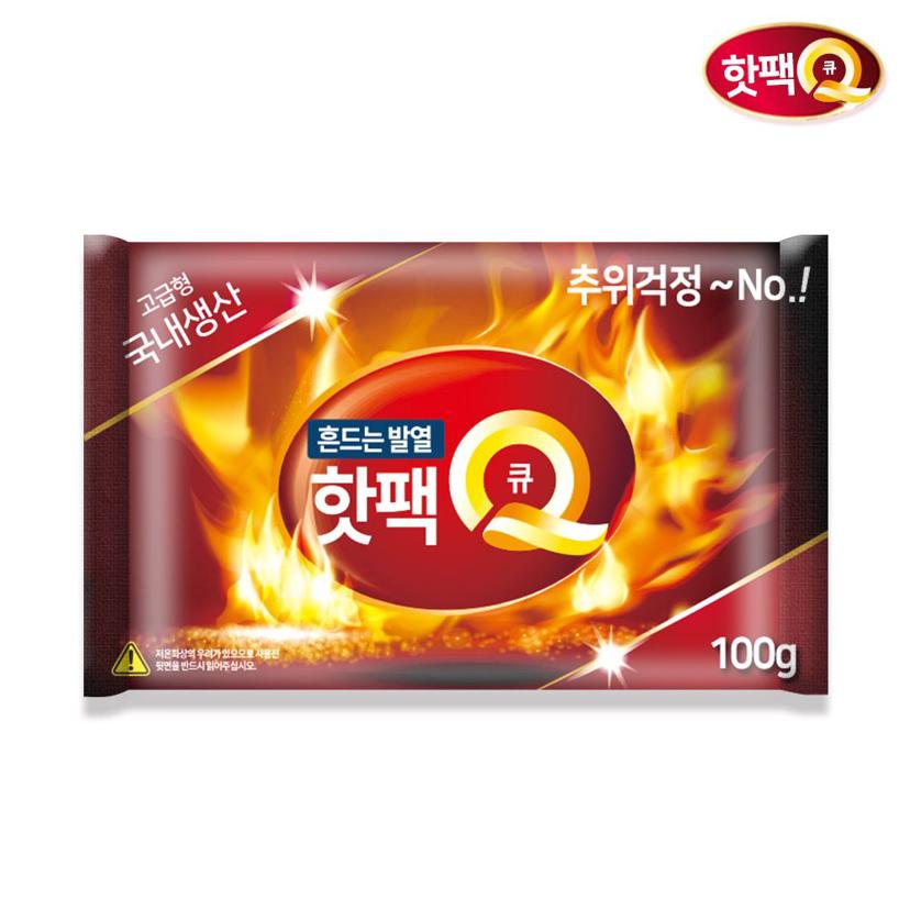 국내 생산 핫팩Q 흔드는 핫팩 100g 겨울 손난로