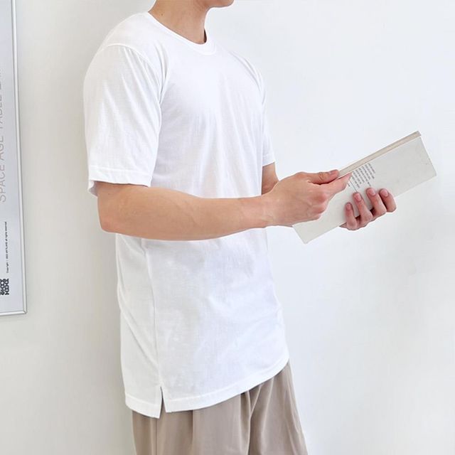 남성의류 캐쥬얼 빅사이즈 20대 반팔티셔츠 여름 면