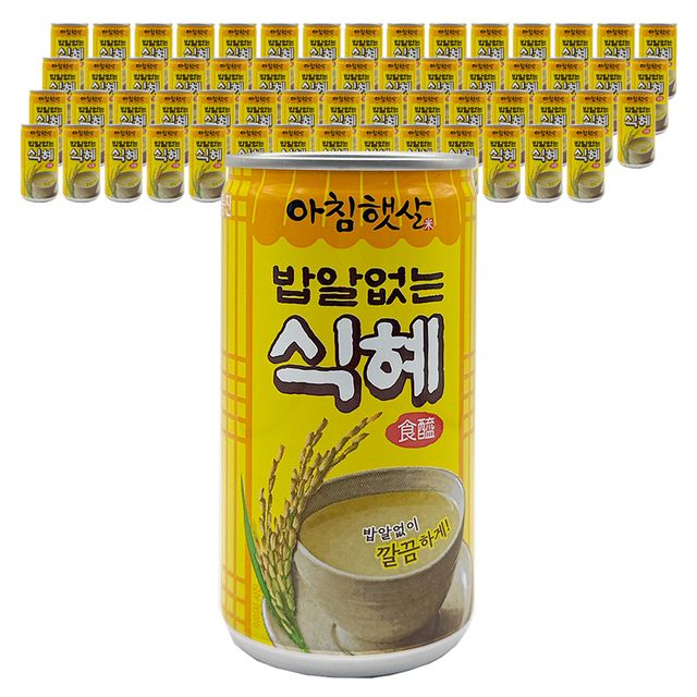 웅진 아침햇살 밥알없는 식혜 180mlx60개(30개x2박스)