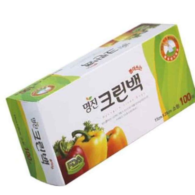 비닐봉투 17x25 100매 50개입 일회용비닐봉투 식재료소분 비닐봉지 위생롤백