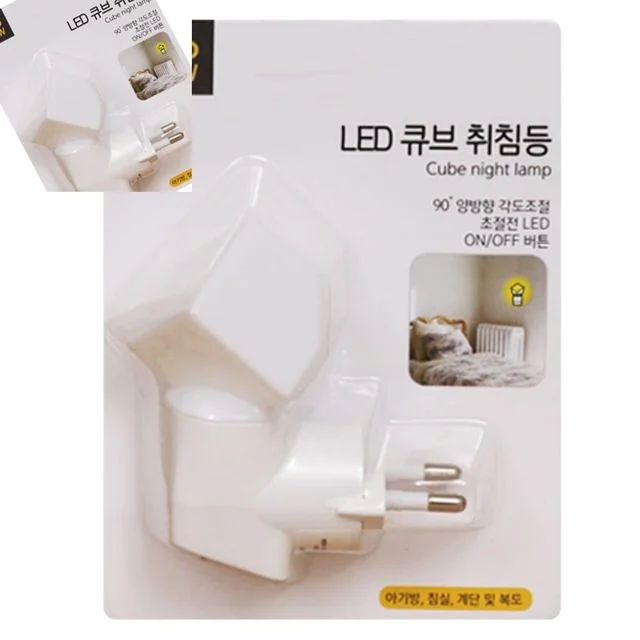 LED 큐브 취침등 무드조명 수면등 무선조작 탁상용