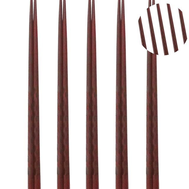 고급나무젓가락 가벼운젓가락 옻칠젓가락 24cm 4세트