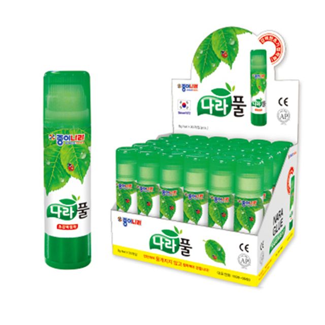 뭉개지지 않는 나라풀 고체풀 글루스틱 8g (30개)