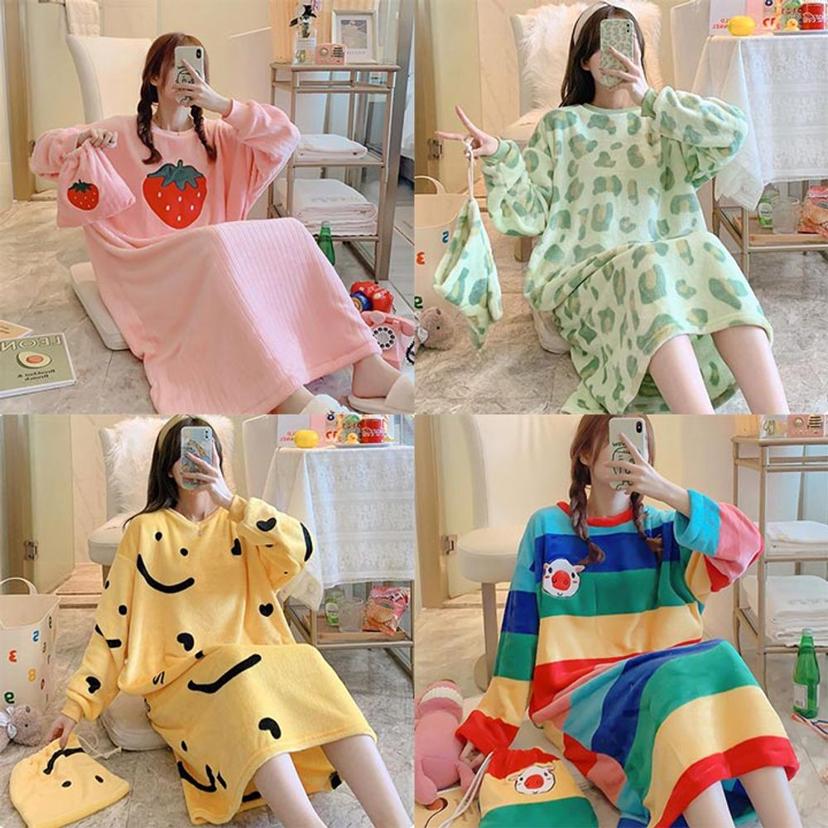 여성 수면 원피스 잠옷 - 포근한 홈웨어 파자마 10종