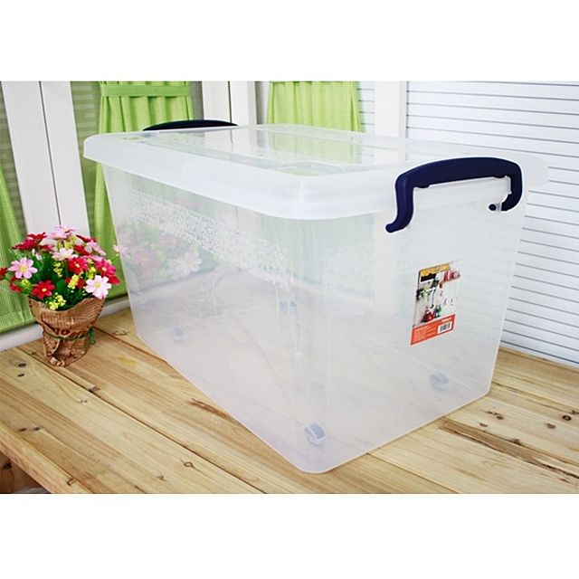 꼬미꼬모 리빙박스 75L 대용량 소품정리함
