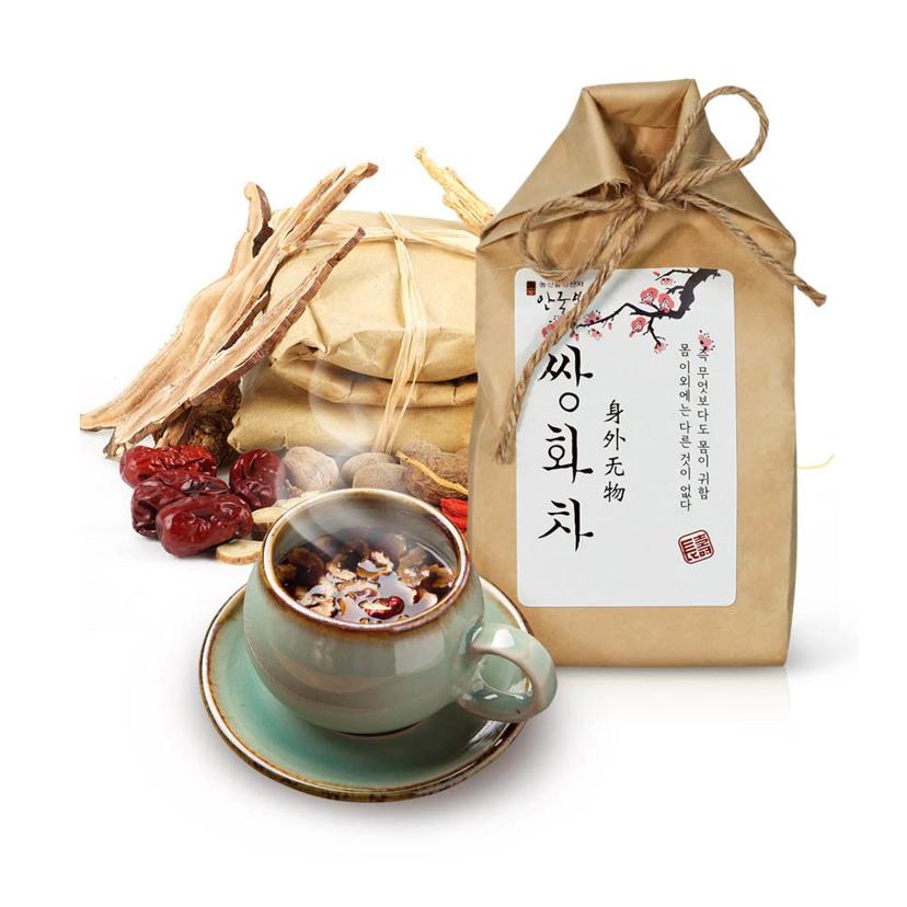 달지 않은 쌍화차 재료 세트 - 전통 한방차 선물 세트