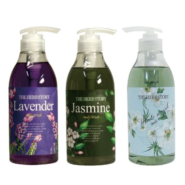 HS 더허브스토리 바디워시 500ml - 순한 샤워젤 바디클렌저