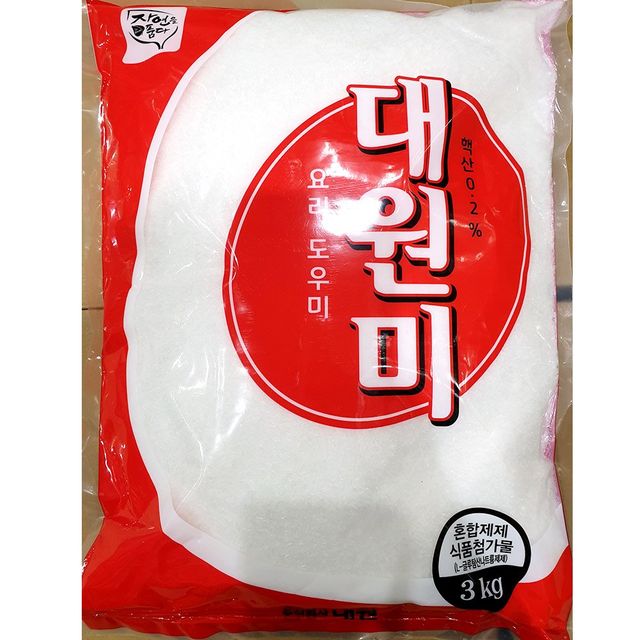 대원미 3kg 주방용 식당 업소용 분말 조미료