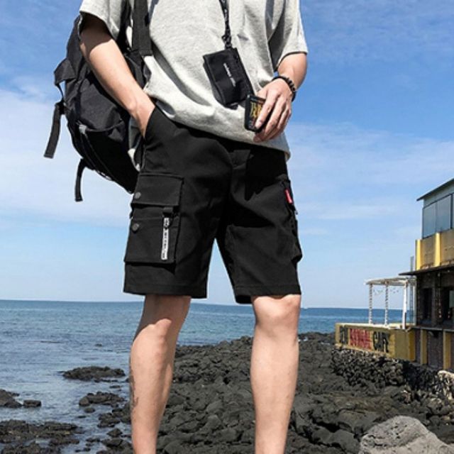 남자 반바지 카고팬츠 여름 바캉스룩 데일리 하의