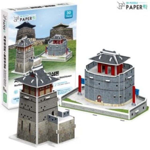 영유아용품 3D입체퍼즐 서북공심돈과 동북공심돈 - 성곽 구조 학습용