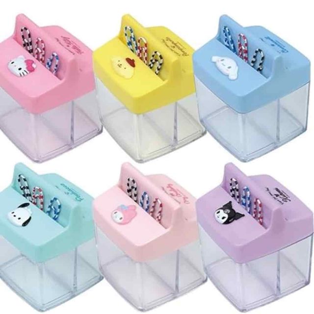 자석클립통 쿠로미 클립케이스 핀보관함 클립수납 정리수납