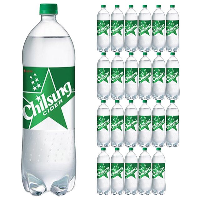 롯데 칠성사이다 업소용 1.25Lx24PET - 대용량 업소용 탄산음료