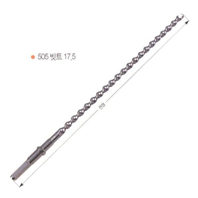 육각타입 4날 콘크리트비트 32.0mm 505mm - 중대형 천공 전문가용