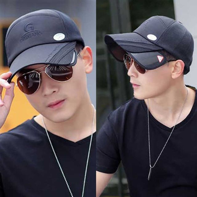 사이즈 조절 매쉬 캡모자 블랙 검정 커플 공용