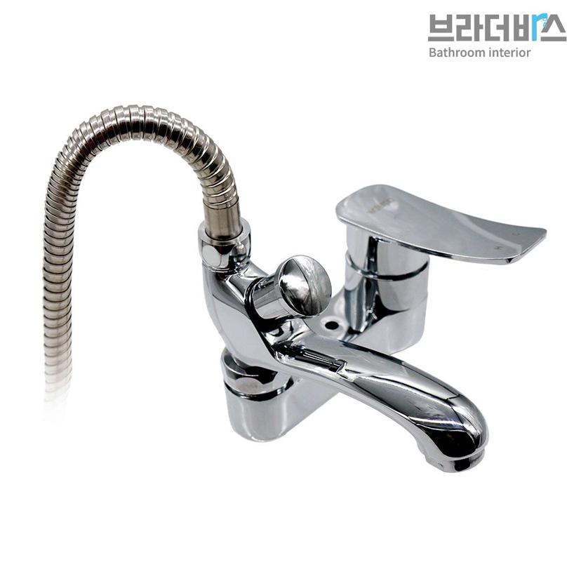 브라더바스 투홀 겸용 샤워 수전 4인치 욕실 수도