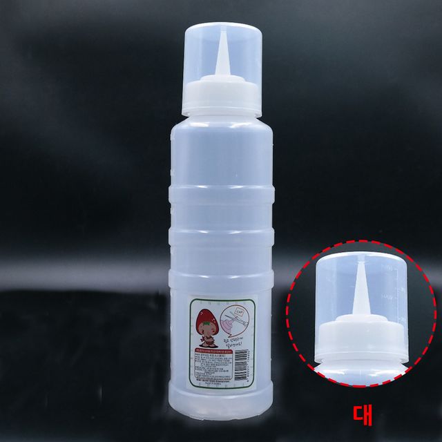 실리콘 패킹 소스병 대형 600ml 잘라쓰는 뚜껑