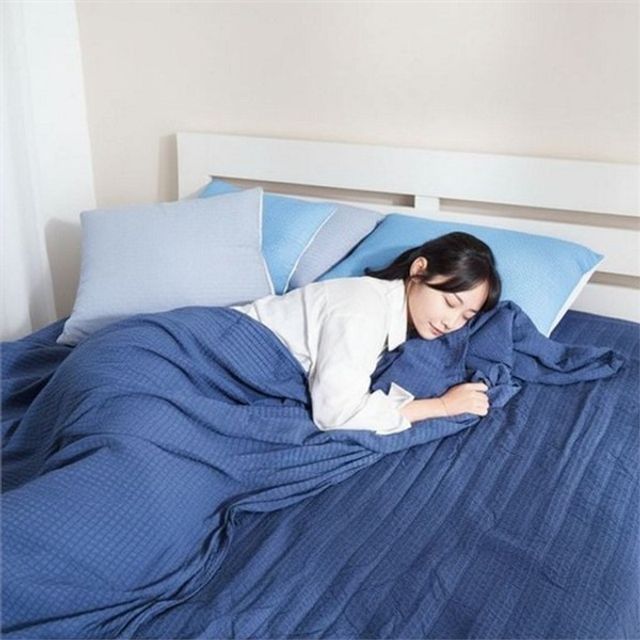 시원한 시어서커 여름 이불 냉감 여름 홑이불 얇은 겹이불 리플