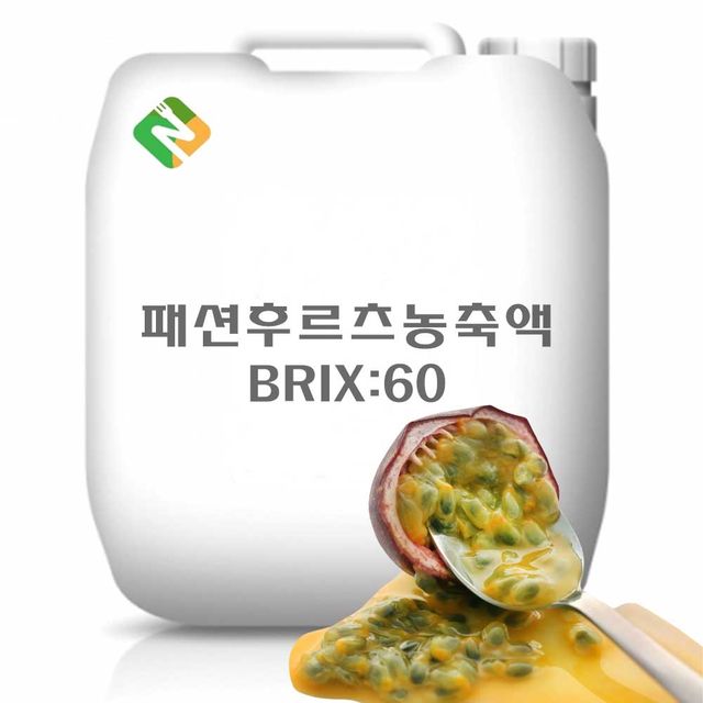 패션후르츠농축액 20kg 대용량 - 열대과일 향 가득한 시원한 음료 베이스